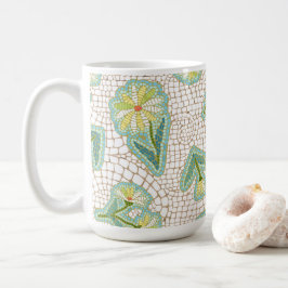Mosaic Daisys White 11 oz Classic Mugg
