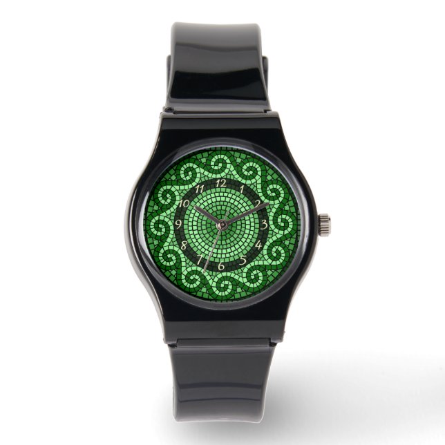 Mosaic Design Watch Armbandsur (Framsida)
