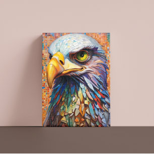 Mosaic Eagle Kanvastryck