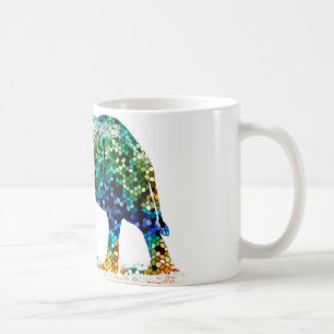 Mosaic Elephant Design 36 Kaffemugg