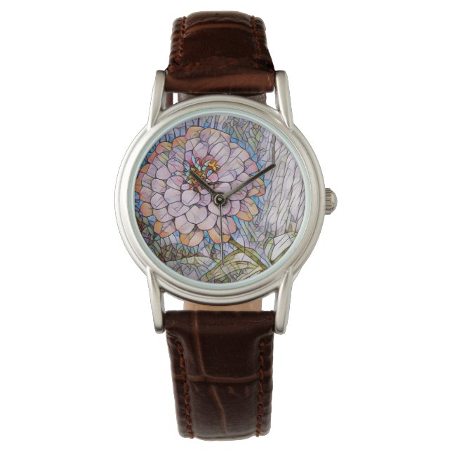 Mosaic Flower Armbandsur (Framsida)