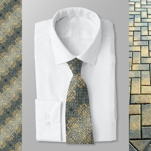 Mosaic Grått och Mustard Bricks Slips