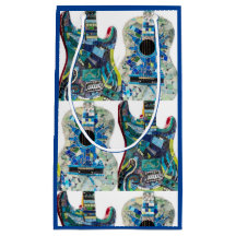 Mosaic Guitar Älskare Gift-blocket