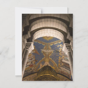 Mosaic Inside Sacré-Coeur Basilica, Paris Vykort