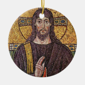 Mosaic Jesus Ornament