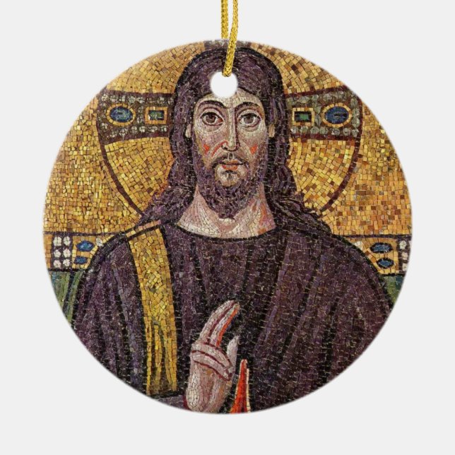 Mosaic Jesus Ornament (Framsidan)