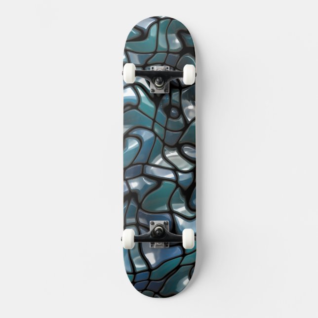 Mosaic Jigszasjön Skateboard Bräda 19,5 Cm (Framsida)