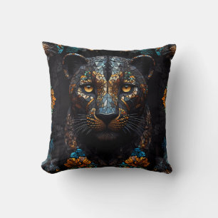 Mosaic Leopard Majesty Kudde