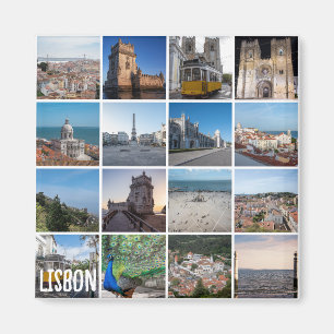 Mosaic Lissabon-foton, Portugal Magnet