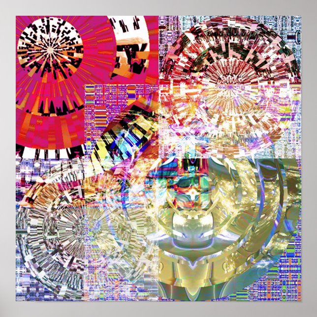 Mosaic Mandala 1.9 Poster (Framsidan)