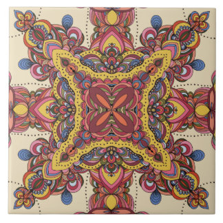 Mosaic Mandela Design #5 Kakelplatta