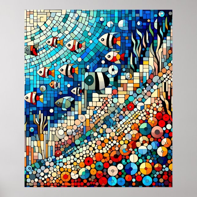 Mosaic Marine Poster (Framsidan)