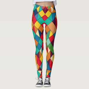 Mosaic Masters: Art Inspired Mönster Leggings