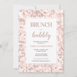 Mosaic Möhippa Brunch & Bubbly-inbjudan Inbjudningar