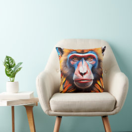 Mosaic Monkey Cushion Throws & Pillows Kudde