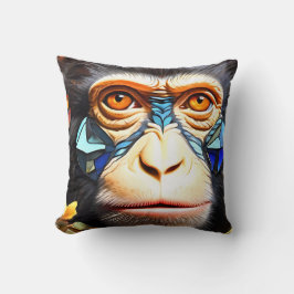 Mosaic Monkey Cushion Throws & Pillows Kudde