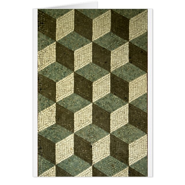 Mosaic Mönster Hälsningskort (Framsidan)