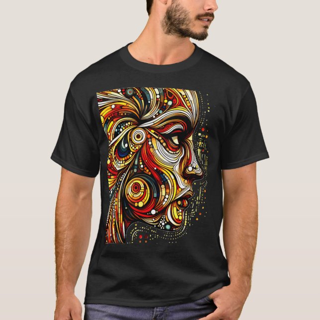 Mosaic Muse T Shirt (Framsida)