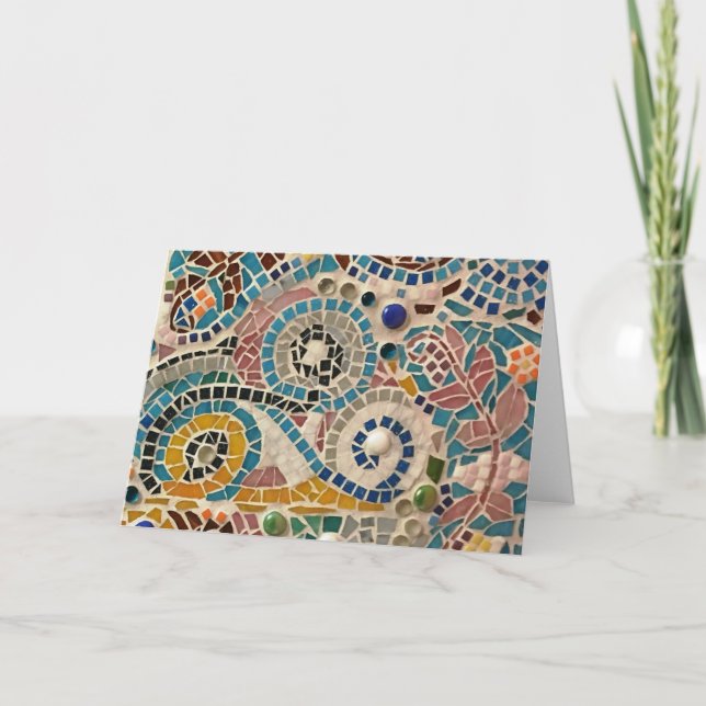 Mosaic Notecard Kort (Framsida)