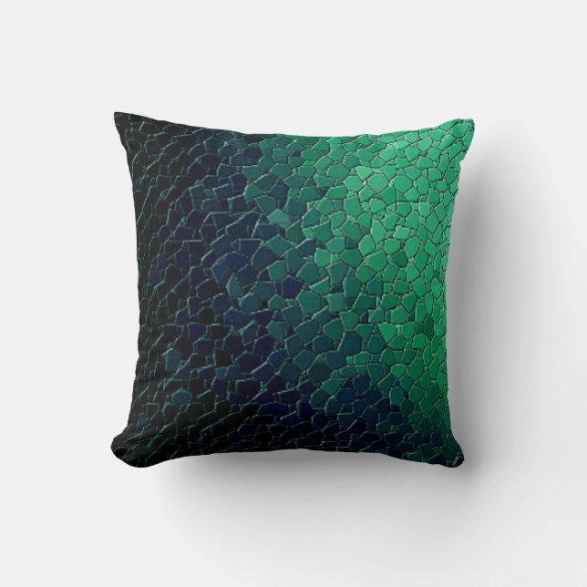 Mosaic Ocean Blues Dekorativ kudde (Framsida)