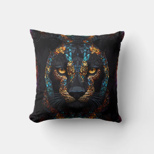 Mosaic Panther Art Kudde