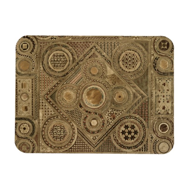 Mosaic Pavement before Altar, plåt A från 'We's Magnet (Horisontell)