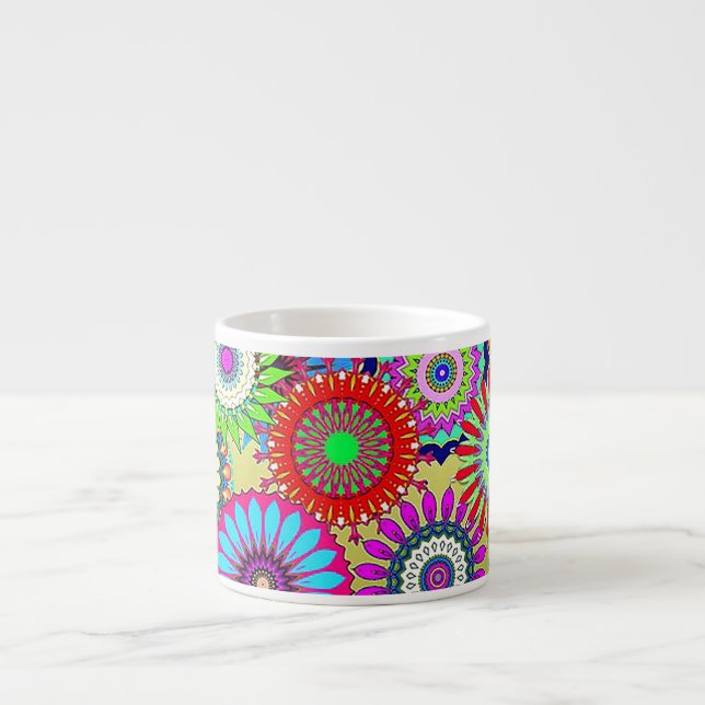 Mosaic Pinjul Espressomugg (Framsidan)