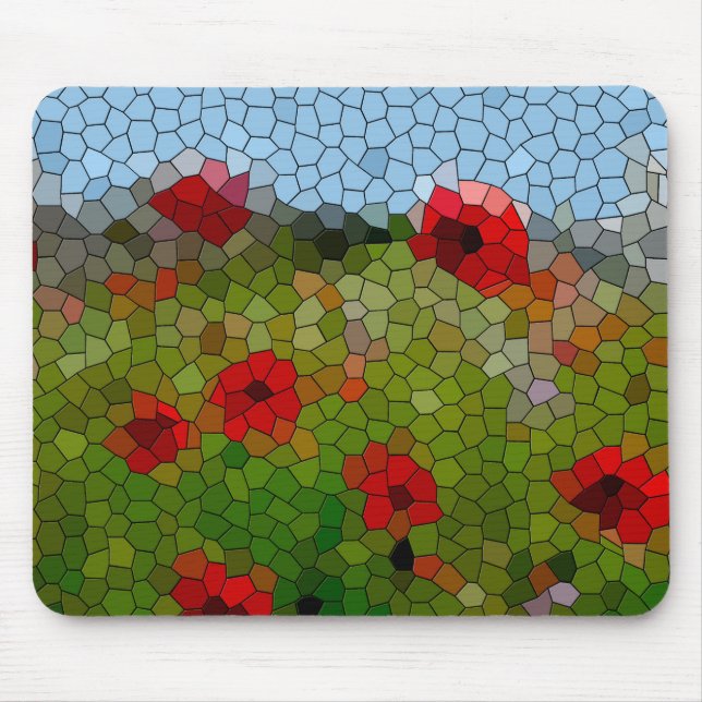 Mosaic Poppies i Land Garden Musmatta (Framsidan)