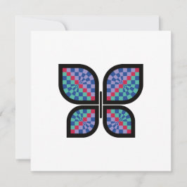 Mosaic Radiance Butterfly Julkort