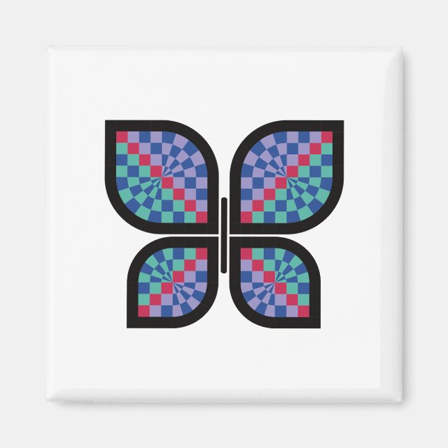 Mosaic Radiance Butterfly Magnet (Framsidan)