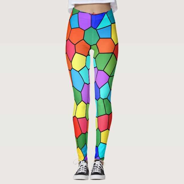 Mosaic Rainbow leggings (Framsida)
