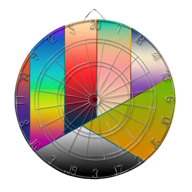 MOSAIC rand triangles färgad II + dina idéer Darttavla (Framsidan)