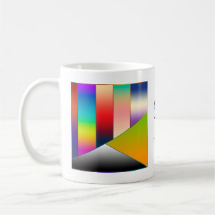 MOSAIC rand triangles färgad II + dina idéer Kaffemugg