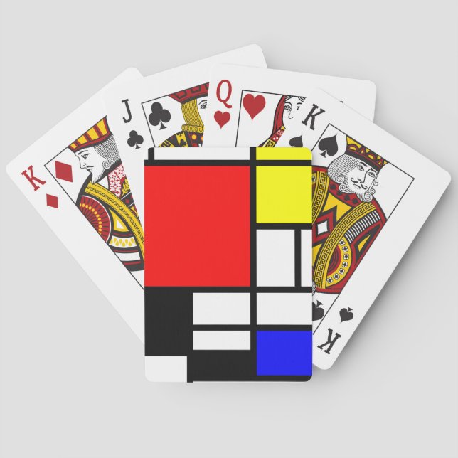 MOSAIC-rektanglar kvadrerar färgad I + dina idéer Casinokort (Baksidan)