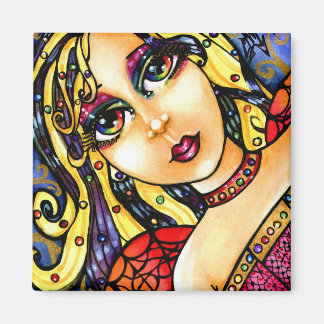 Mosaic Shine Söt Rainbow Fairy Magnet
