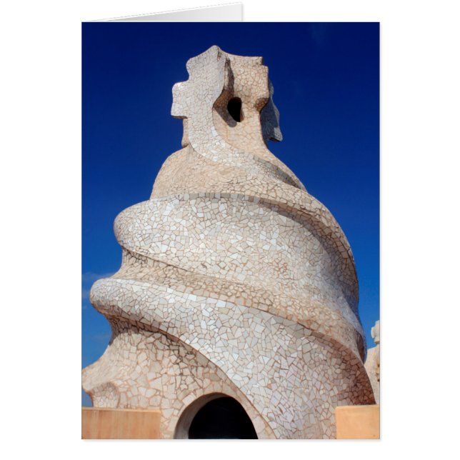 Mosaic skorsten hälsningskort (Framsidan)