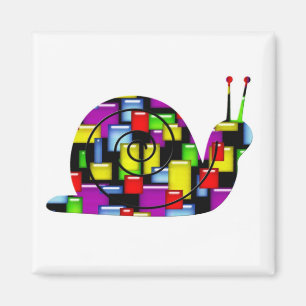 Mosaic snigel magnet