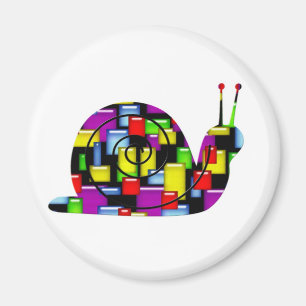 Mosaic snigel magnet
