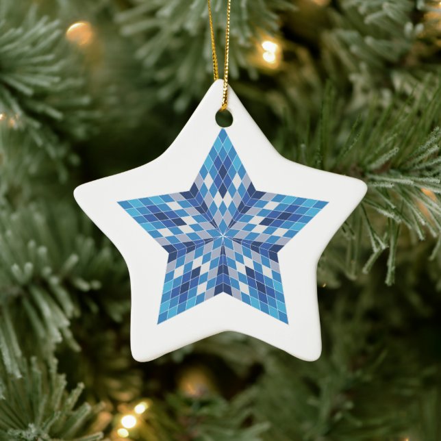 Mosaic Starburst Julgransprydnad Keramik (Träd)