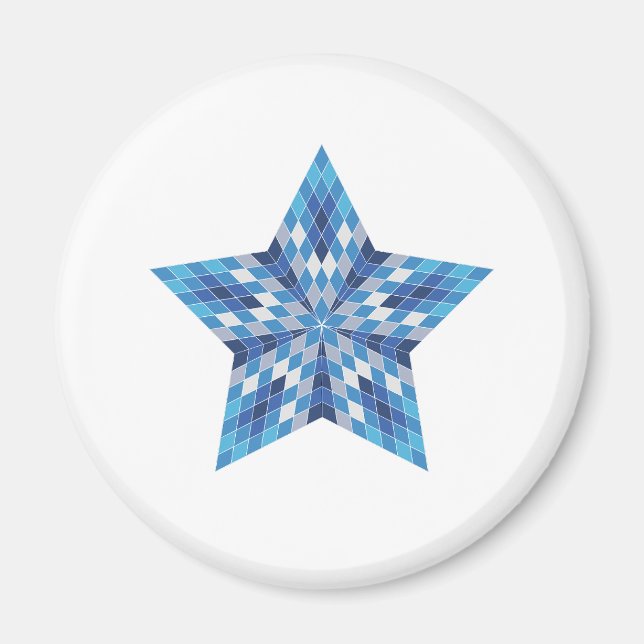 Mosaic Starburst Magnet (Framsidan)