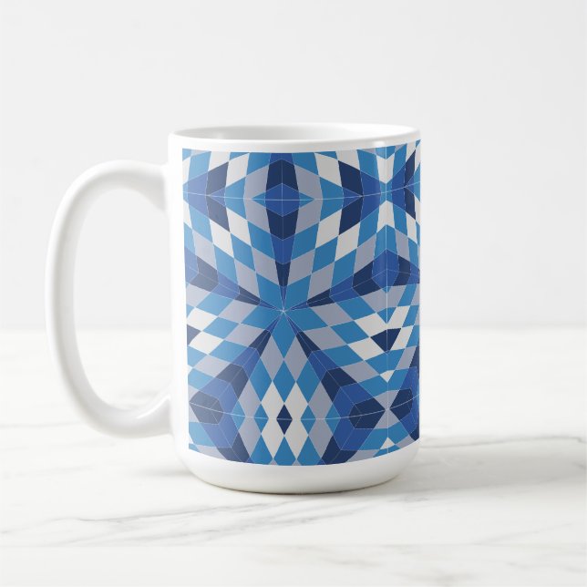 Mosaic Starburst (Mönster) Kaffemugg (Vänster)