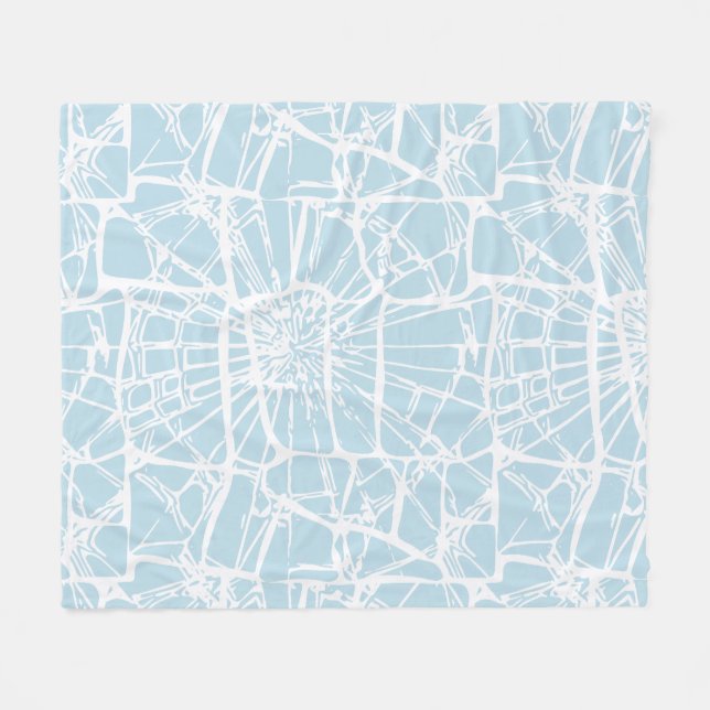 Mosaic Stollig Blue Fleecefilt (Framsidan (Horisontell))