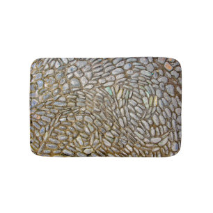 Mosaic Stone Bath Mat Badrumsmatta
