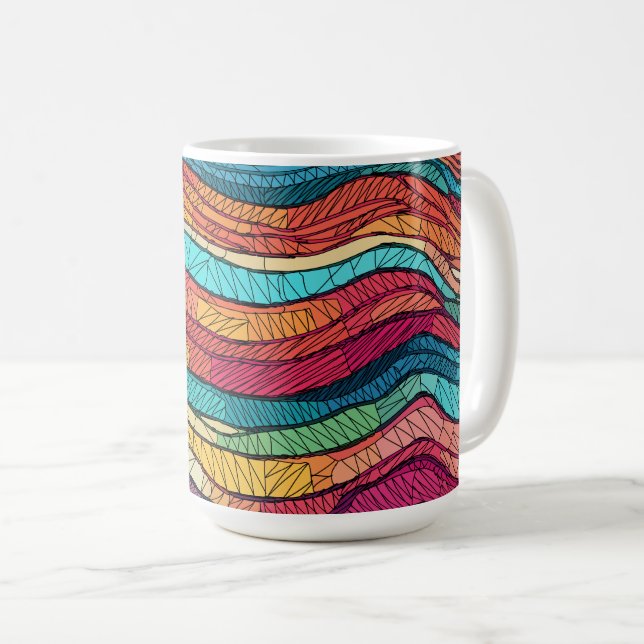 Mosaic Tide Kaffemugg (Framsida höger)