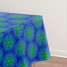 Mosaic Tile Blue och Grönt Tablecloth