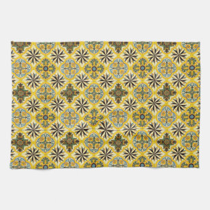 Mosaic Tile Mönster Kitchen Towels Kökshandduk