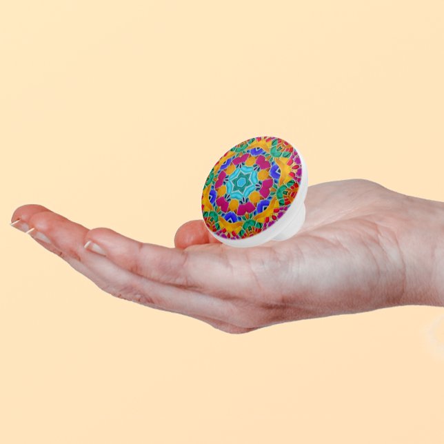 Mosaic Tiles Söt Blommigt - Boho Chic Knopp (Skapare uppladdad)