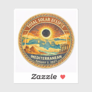 Mosaic Total solförmörkelse 2027 dekal