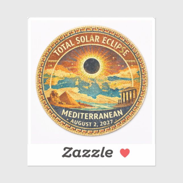 Mosaic Total solförmörkelse 2027 dekal (Ark)