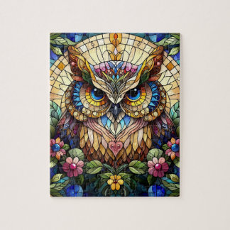 Mosaic Uggla Jigszle Puzzle Pussel